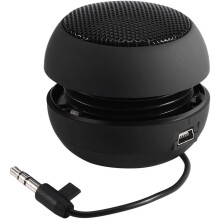 Mini Portable Travel Loud Speaker with 3.5mm Audio Cable Low Voltage Built-in Battery Retractable for