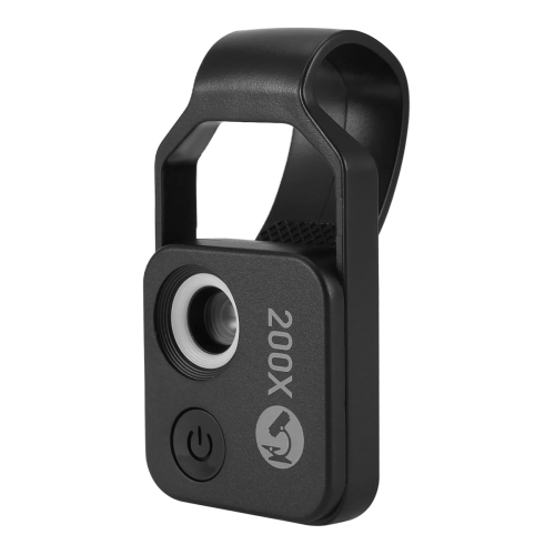 200X Cell Phone Microscope Accessory with Window Microscope, Portable Mini Digital LED Light/Universal Clip 2