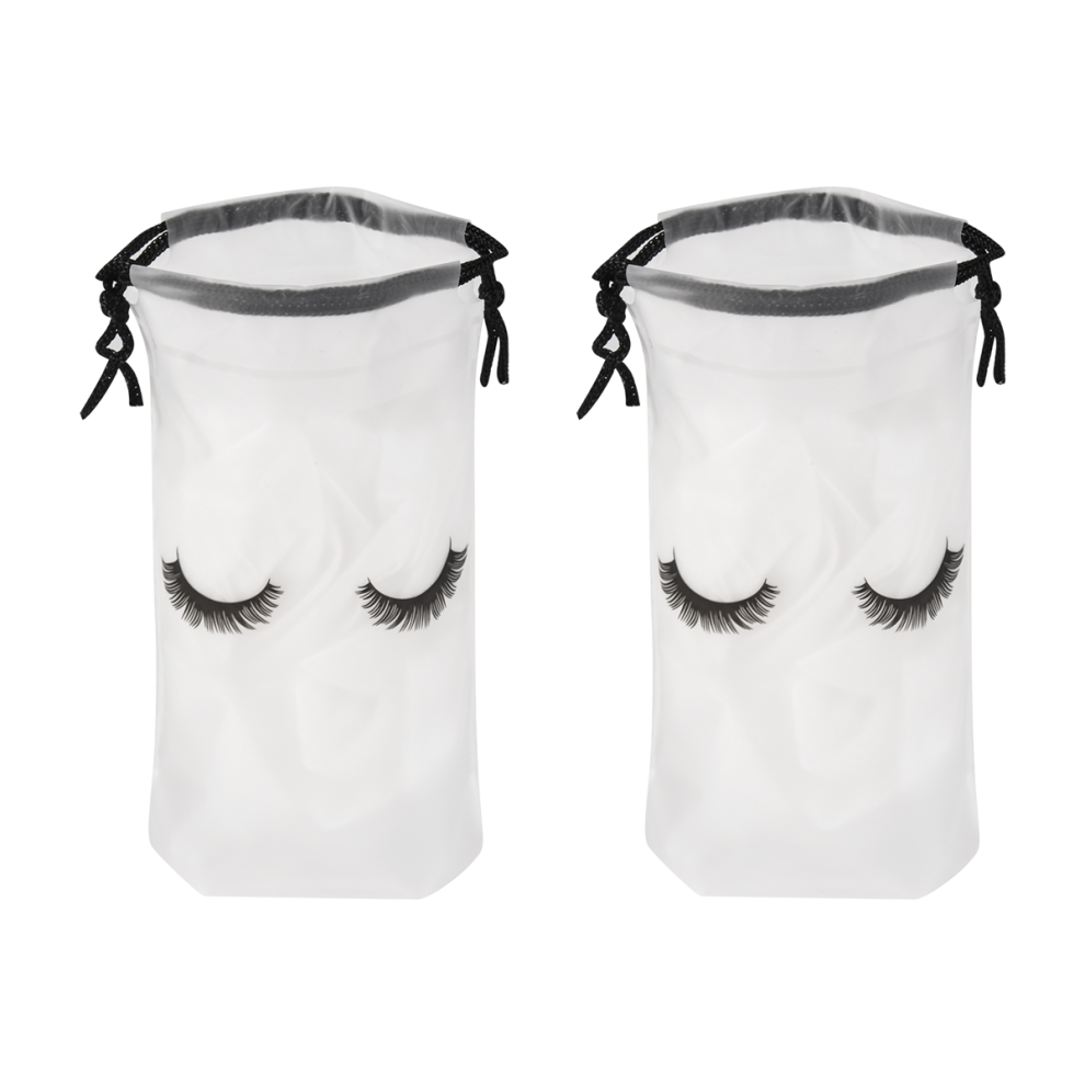 Melitt 100Pcs Lash Bags For Clients Lash Goodie Bags For Clients Bags Eyelash Extensions Makeup Bags