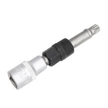 M10 Alternator Pulley Socket Drill Bit with 33 Teeth Tool Center-Bolt Remover Wrench