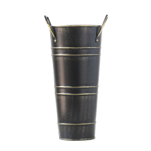 Metal Umbrella Stand Rack Freestanding Holder Bin Cane Storage French Flower Bucket Floor
