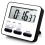 Kitchen Timer Count Down Up,Multifunctional Alarm Clock,Desk Clock,Black 2