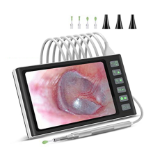 Digital Otoscope with 7-Inch Screen, Ear Camera, Visual Scoop Supports Photo Snapshots and Video Recording,