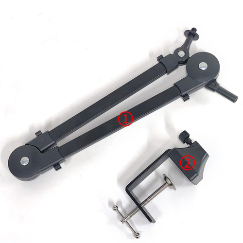 Heavy Duty Microphone Arm Stand Adjustable and Foldable for Studio Live Performances 2
