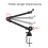 Heavy Duty Microphone Arm Stand Adjustable and Foldable for Studio Live Performances 7