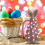 Easter Bunny Tree Decorations,Light Up with Colorful Lamp Beads, Operated Artificial B 7