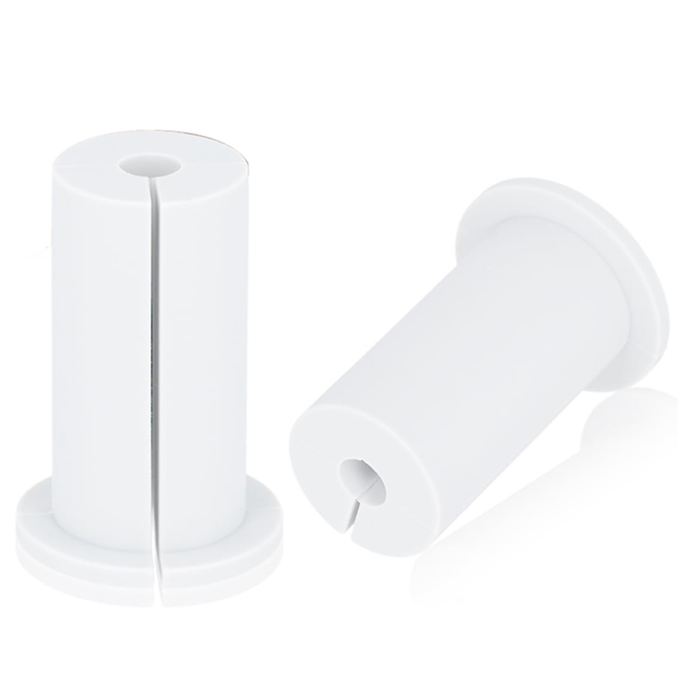 2Pcs Cable Routing Kit For Feed Through Bushings 1Inch Wall Hole, Ethernet Grommet,White 4854020347661