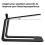 Desk Speaker Stands,Audio Stands for Studio Monitors, Bookshelf Desktop 7