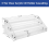 3 Tier Clear Acrylic CD Holder Cascading Storage Rack 3