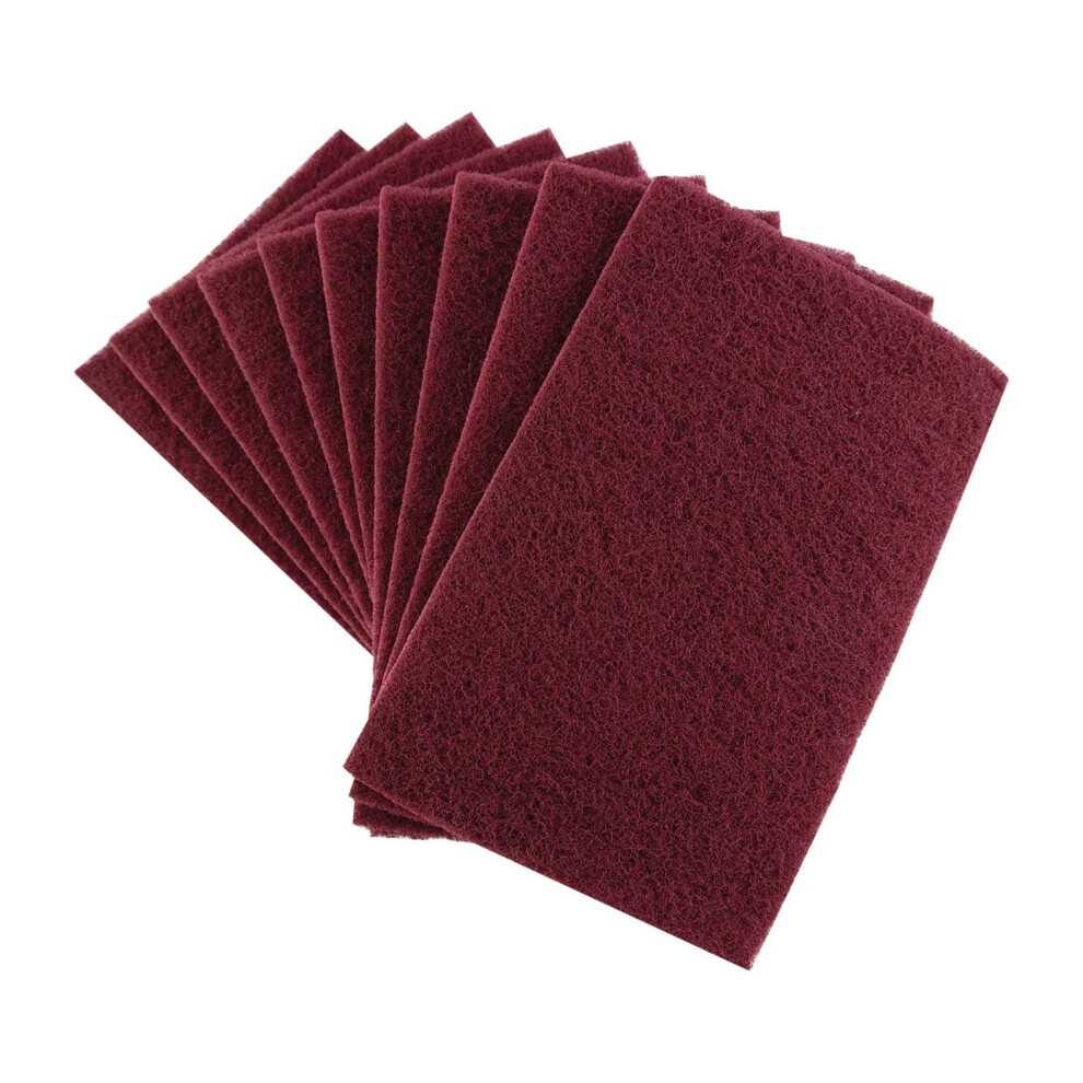 Non-woven Hand Pads X-Fine -Maroon (Pk-10)
