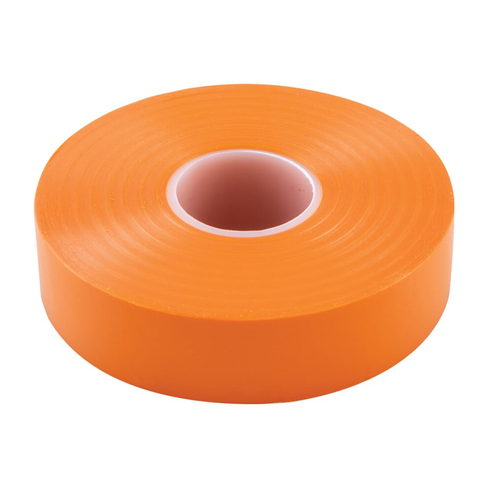 19mm x 33m Orange PVC Insulation Tape