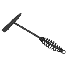 Welding Chipping Hammer WCH02: Pointed End for Fine Detail, Chisel Face for Wider Impact, Spring-Loaded Handle Reducing Kickback