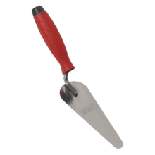 Stainless Steel Narrow Gauging Trowel Rubber Handle 160mm