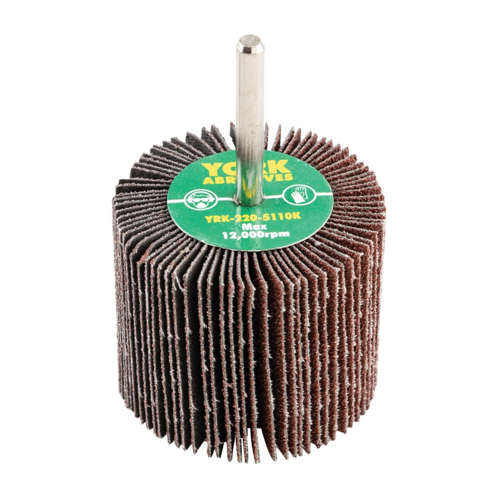 60 X 50MM Flap Wheels - Aluminium Oxide - 6.0MM Shaft P60