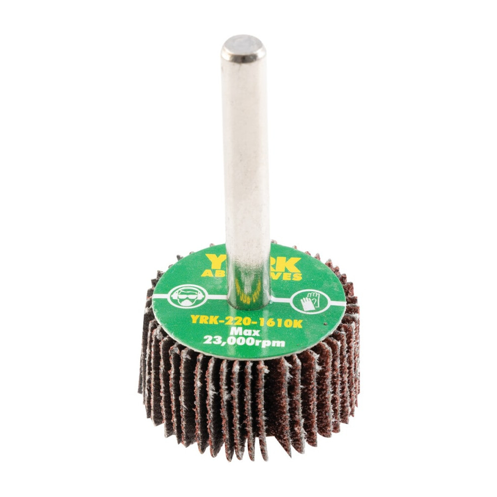 30X15MM Al/Ox Flap Wheel P60-6MM Shank