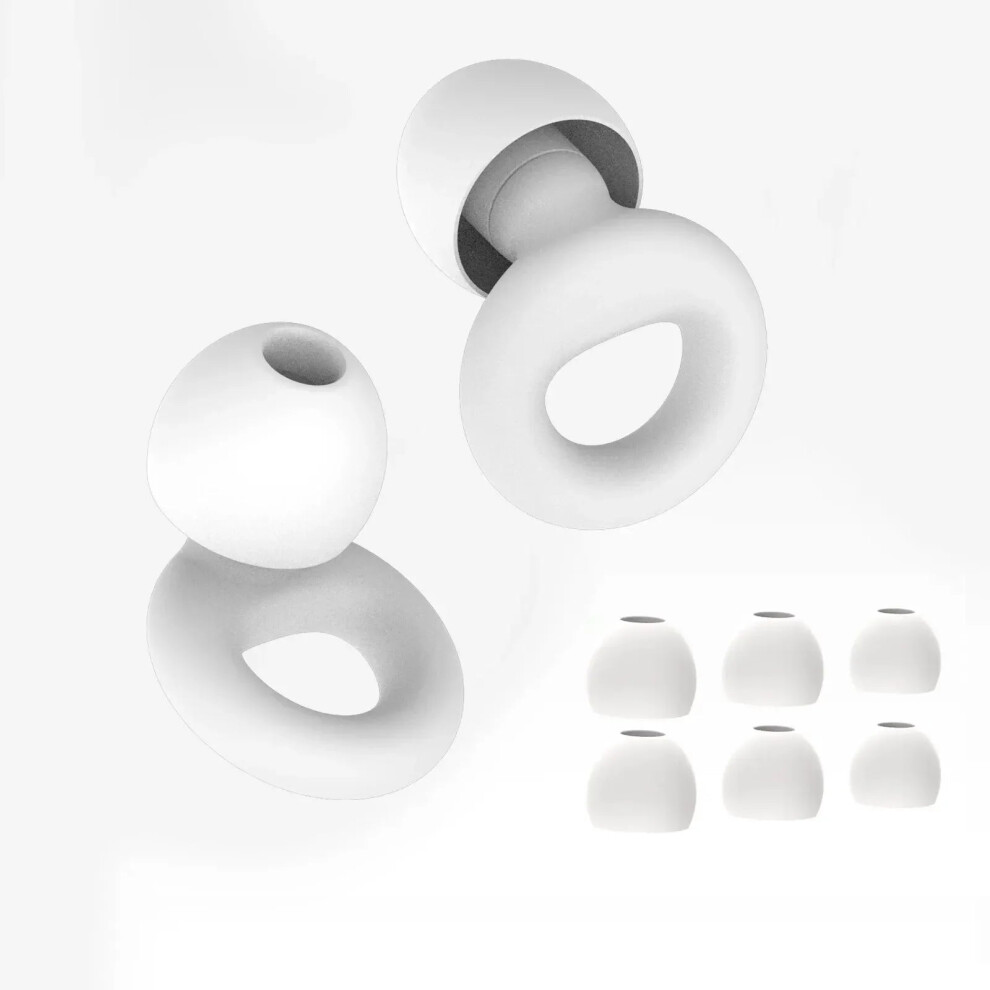 Photos - Climbing Gear Quiet Ear Plugs for Noise Reduction Super Soft Reusable for Sleep Swim Work(White)