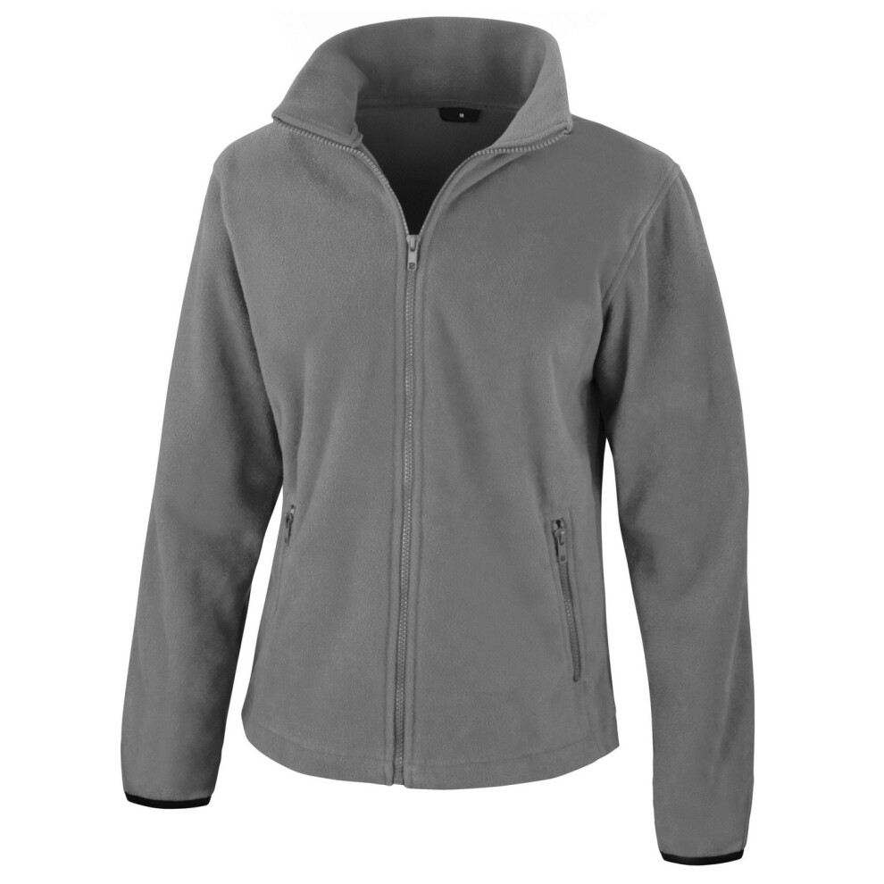(12 UK, Pure Grey) Result Core Womens/Ladies Norse Outdoor Fashion Fleece Jacket