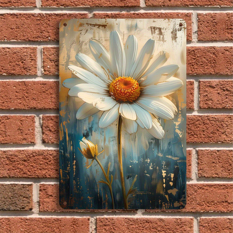 Garden Decor Vintage Metal Tin Sign Signs For Farmhouse Yard Wall Decorations flowers