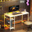 Homcom HOMCOM 120 x 60 cm Home Office Desk Reversible Study Table for Bedroom White 8