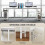 Homcom HOMCOM 120 x 60 cm Home Office Desk Reversible Study Table for Bedroom White 6