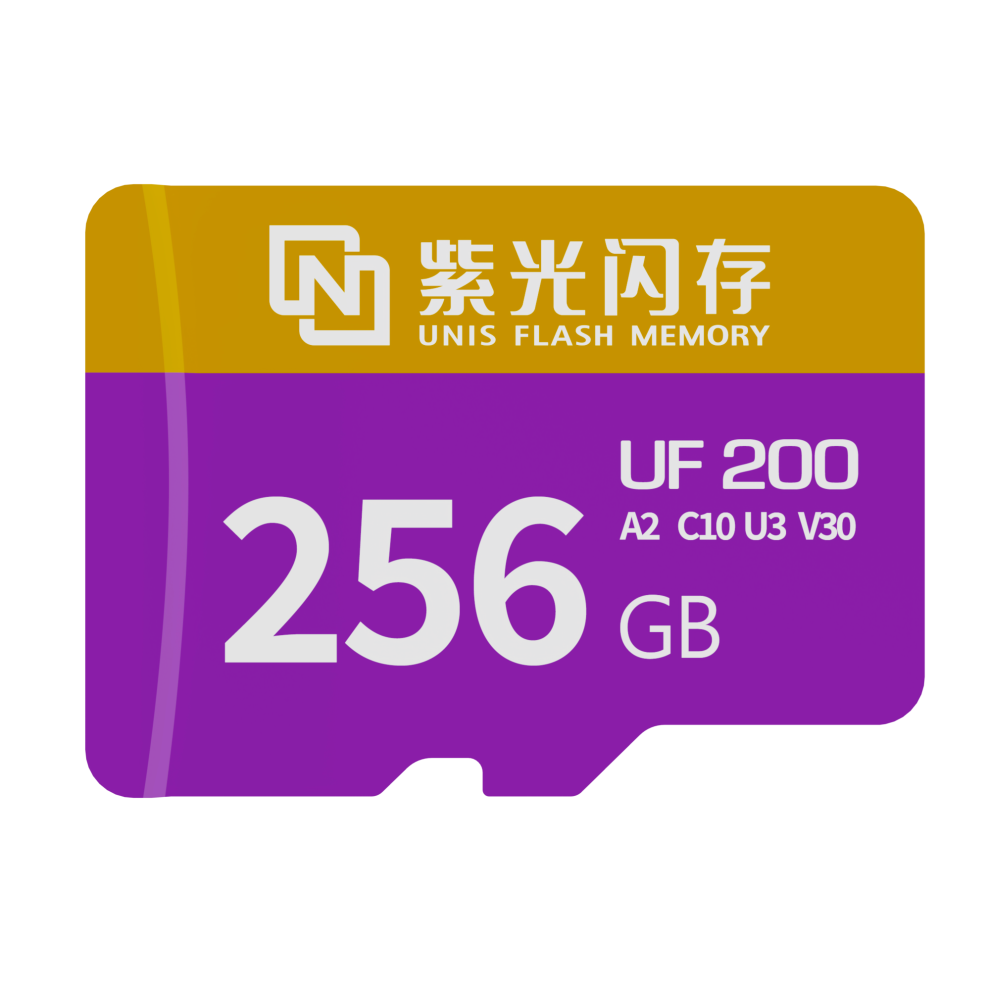 Unis Uf200 256Gb Microsd High Speed High Capacity Card For 4K Recording 736044413963