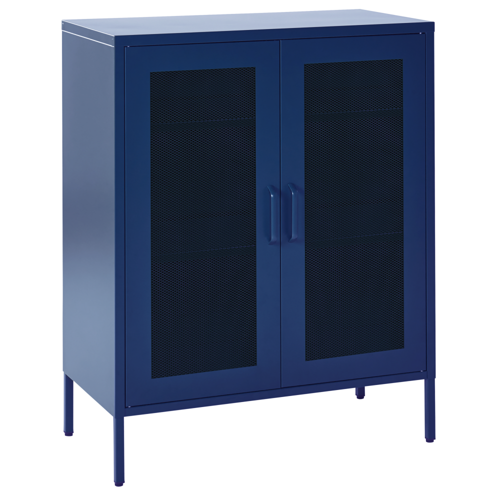 Cabinet WAKATIPU Metal Navy Blue