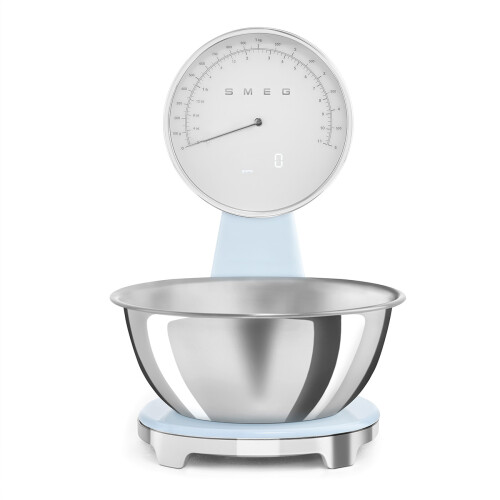 Smeg SMEG ANALOG AND DIGITAL KITCHEN SCALE PASTEL BLUE KSF01PBWW
