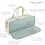 Hobby Gift Knitting Bag with Pin Case Patchwork Bee 4