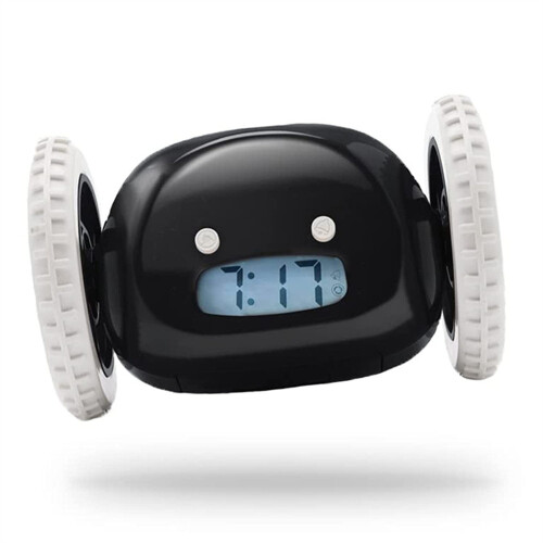 CLOCKY Alarm Clock on Wheels (Original) - Extra Loud for Heavy Sleepers ...