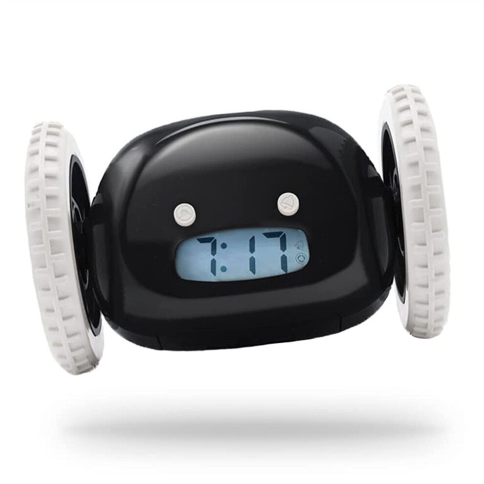 CLOCKY Alarm Clock on Wheels (Original) - Extra Loud for Heavy Sleepers, Rolling Runaway Robot Clockie that Jumps to Wake You