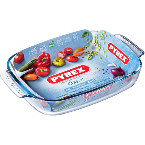 Rectangular Roaster With Easy Grip- 35 X 23cm 2