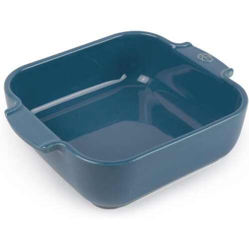 Square Ceramic Baking Dish  Light Blue Colour - 21 cm
