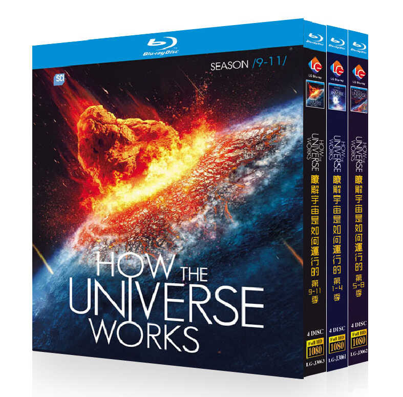 How the Universe Works: Complete Seasons 1-11 Blu-ray 1080P BD, 161 ...