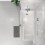 NES Home Nes Home 1700 x 850mm Left Hand L Shaped Shower Bath With Front End Panel & Hinged Shower Screen 4