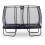 EXIT TOYS EXIT Elegant Premium Trampoline 8x14ft with Deluxe Safety Net – Black 1