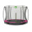 EXIT TOYS EXIT Silhouette Ground Trampoline 10ft with Safety Net – Pink 1