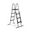 EXIT TOYS EXIT pool ladder for frame height of 42.13-48.03in - black 2