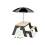 EXIT TOYS EXIT Aksent Sand & Water and Picnic Table (1 Bench) with Parasol and Gardening Tools 3