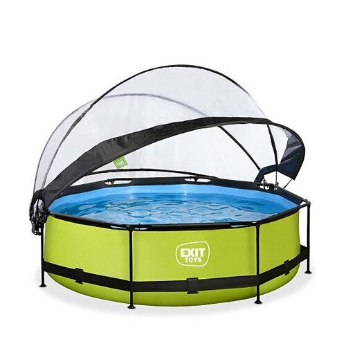EXIT TOYS EXIT Frame Pool ø300x76cm (12v Cartridge filter) – Lime + Do 2