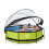 EXIT TOYS EXIT Frame Pool ø300x76cm (12v Cartridge filter) – Lime + Do 7
