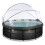 EXIT TOYS EXIT Black Leather Pool 14ft x 48in with Sand Filter Pump and Dome – Black 2