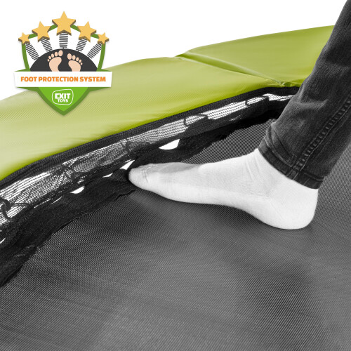 EXIT TOYS EXIT Silhouette ground sports trampoline 8ft - green 2