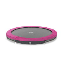 EXIT Silhouette ground sports trampoline 10ft - pink