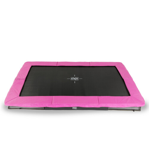 EXIT TOYS EXIT Silhouette ground sports trampoline 8x12ft - pink 2