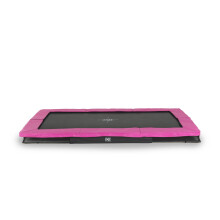 EXIT Silhouette ground sports trampoline 7x10ft - pink