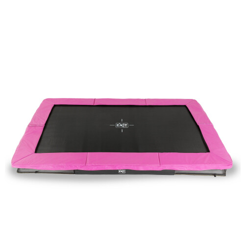 EXIT TOYS EXIT Silhouette ground sports trampoline 7x10ft - pink 2