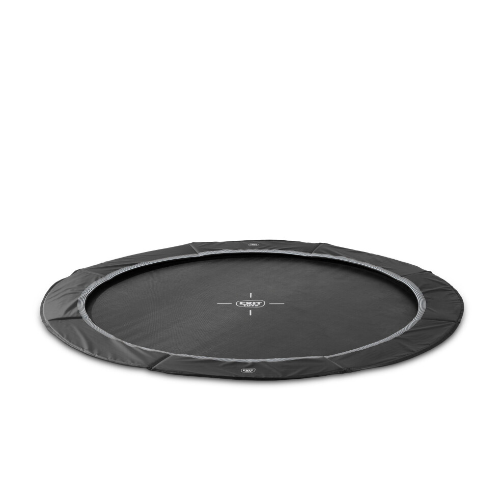 Exit Toys Exit Interra Ground-Level Sports Trampoline 12Ft - Black