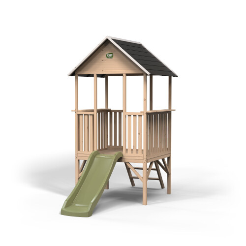 EXIT TOYS EXIT Panorama 300 wooden playhouse with slide
