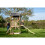 EXIT TOYS EXIT Panorama 500 wooden playhouse with slide and sandpit 3