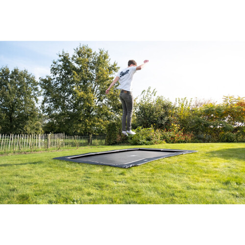 EXIT TOYS EXIT InTerra ground-level sports trampoline 8x12ft - black 2
